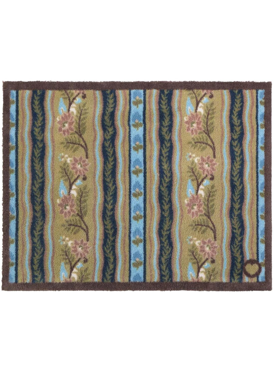 Eco-Friendly Nature Floral Mat – 65 x 85 cm washable, non-slip | THE RUGS