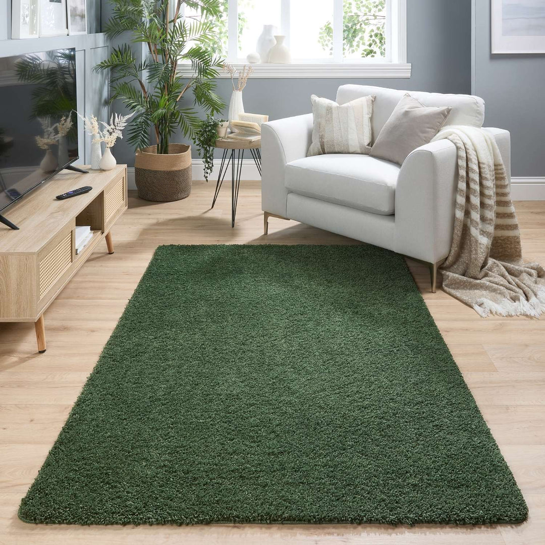 Tufted Washable Rug – Plain Design