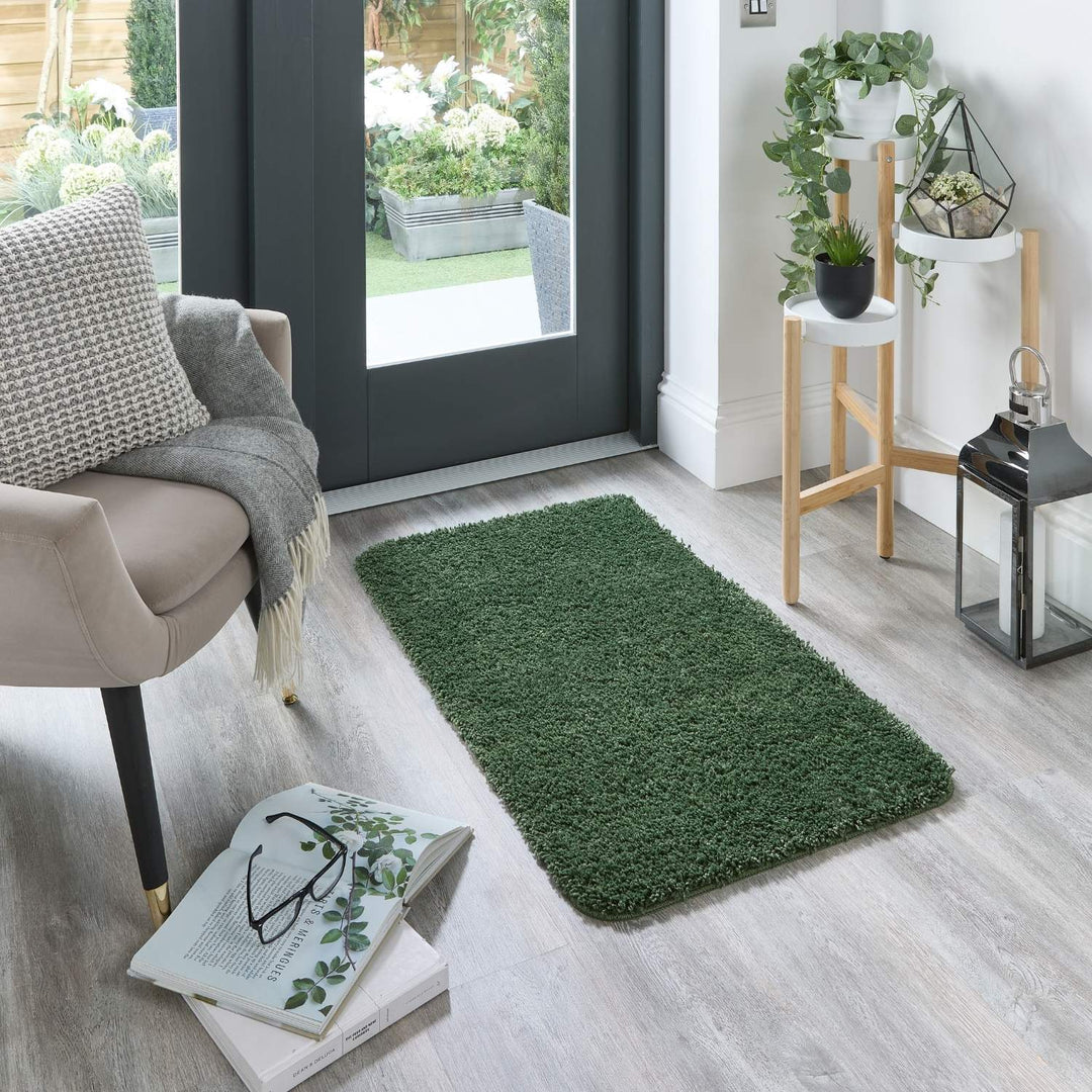 Tufted Washable Rug – Plain Design