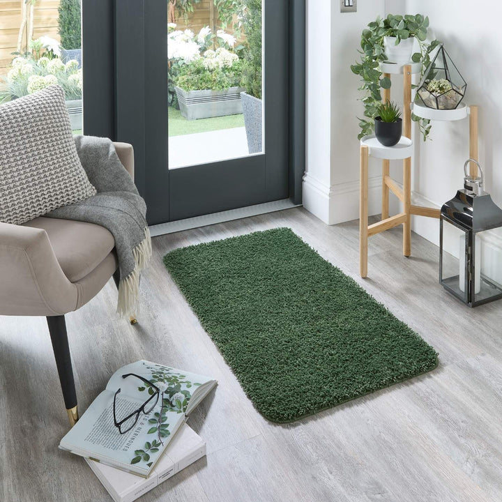 Tufted Washable Rug – Plain Design