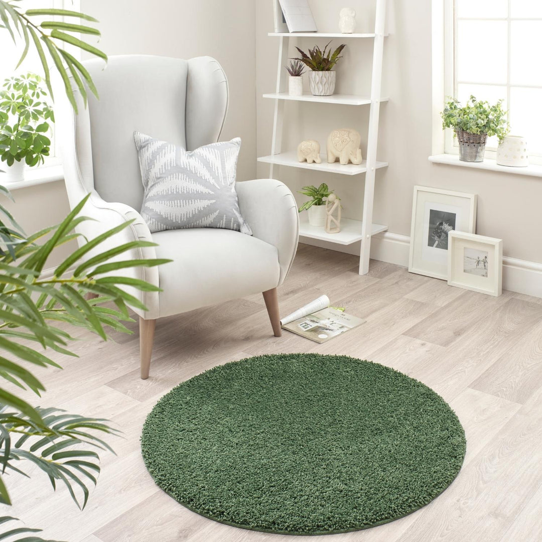 Tufted Washable Rug – Plain Design