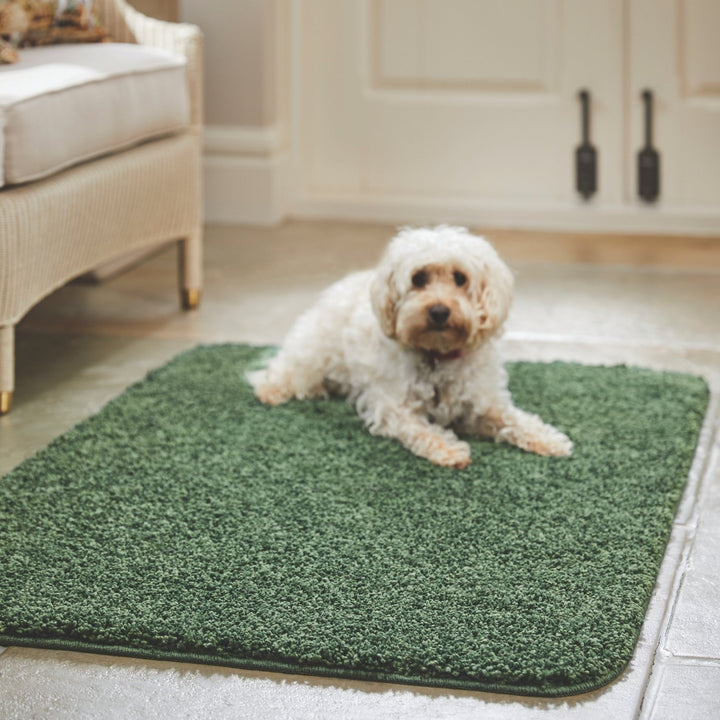 Tufted Washable Rug – Plain Design
