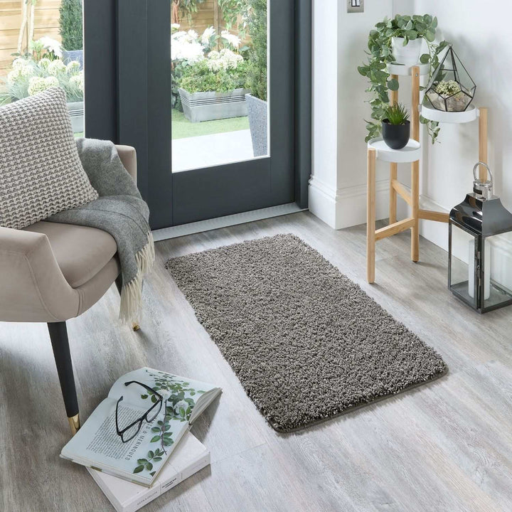 Tufted Washable Rug – Plain Design