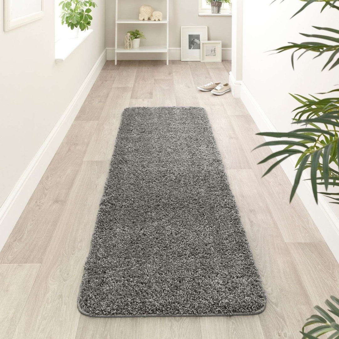 Tufted Washable Rug – Plain Design