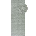 Carmel Green Cream Striped Rug | 6020