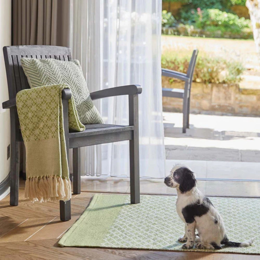 Trellis Design Woven Throw - Eco-Luxury Rugs | The Rugs