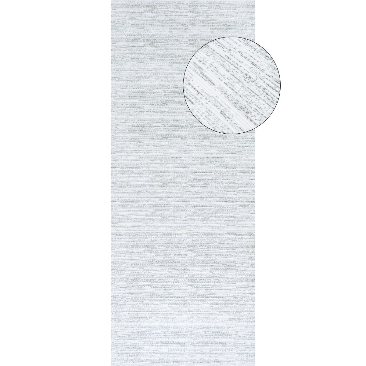 Carmel Green Cream Striped Rug | 6010