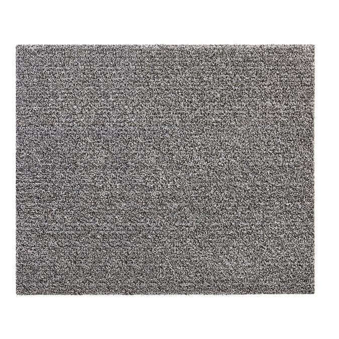 grey cotton plain washable mat