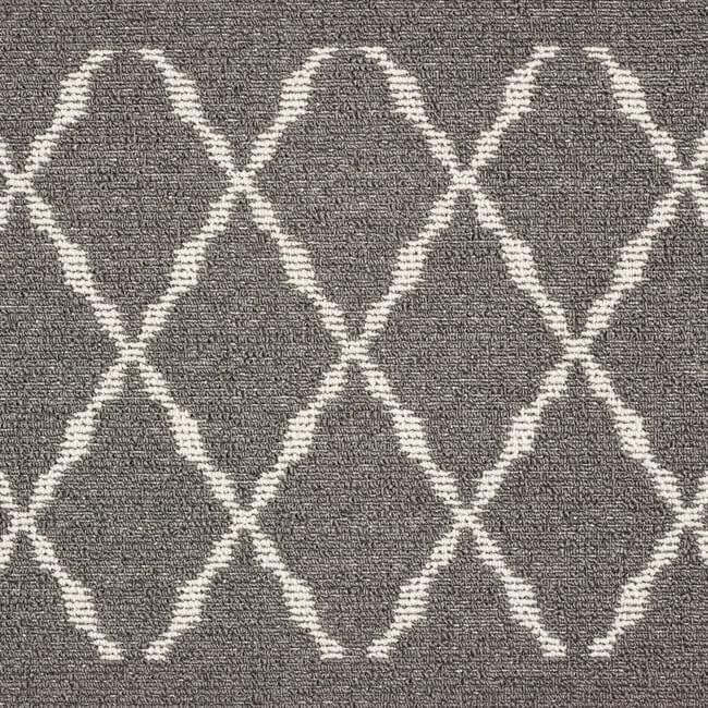 The Rugs Durable Washable Mats & Runners with Diamond Design