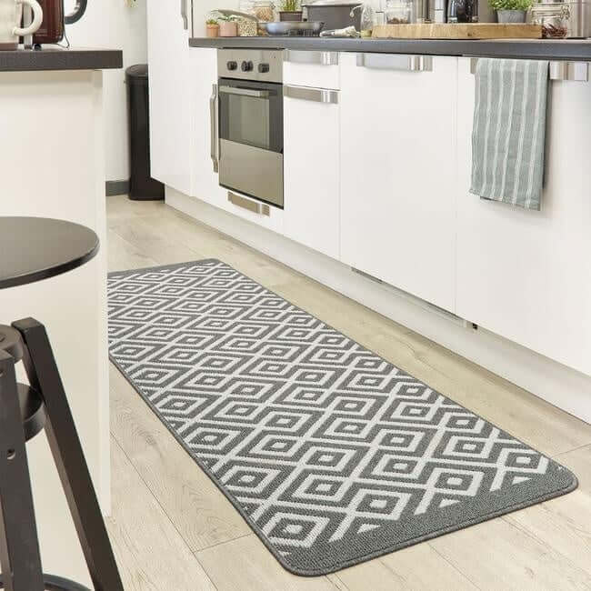 Washable Mat Diamond Design