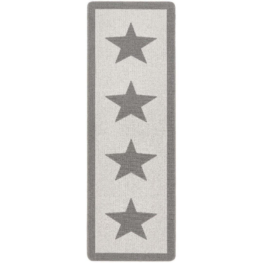 The Rugs Washable Star Design Mat & Runner | Durable Stylish