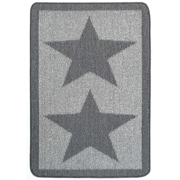 Washable Mat Geometric Star Design