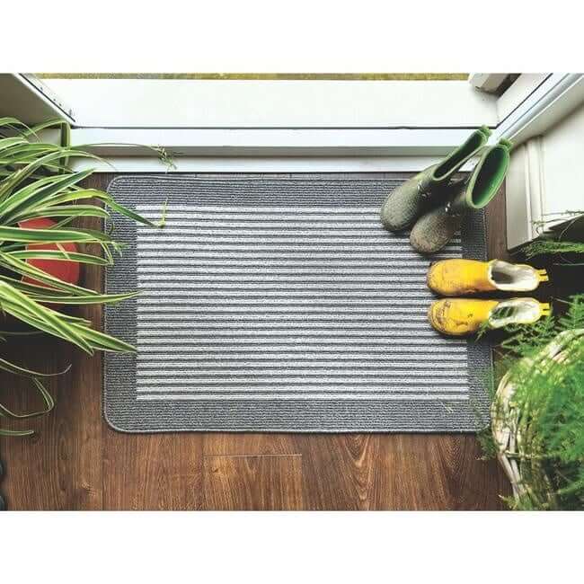 Striped Washable Mat