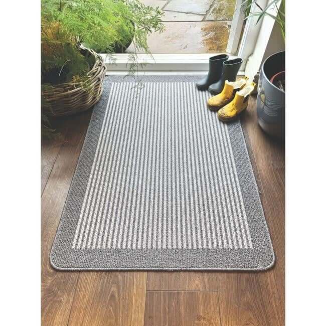 Striped Washable Mat