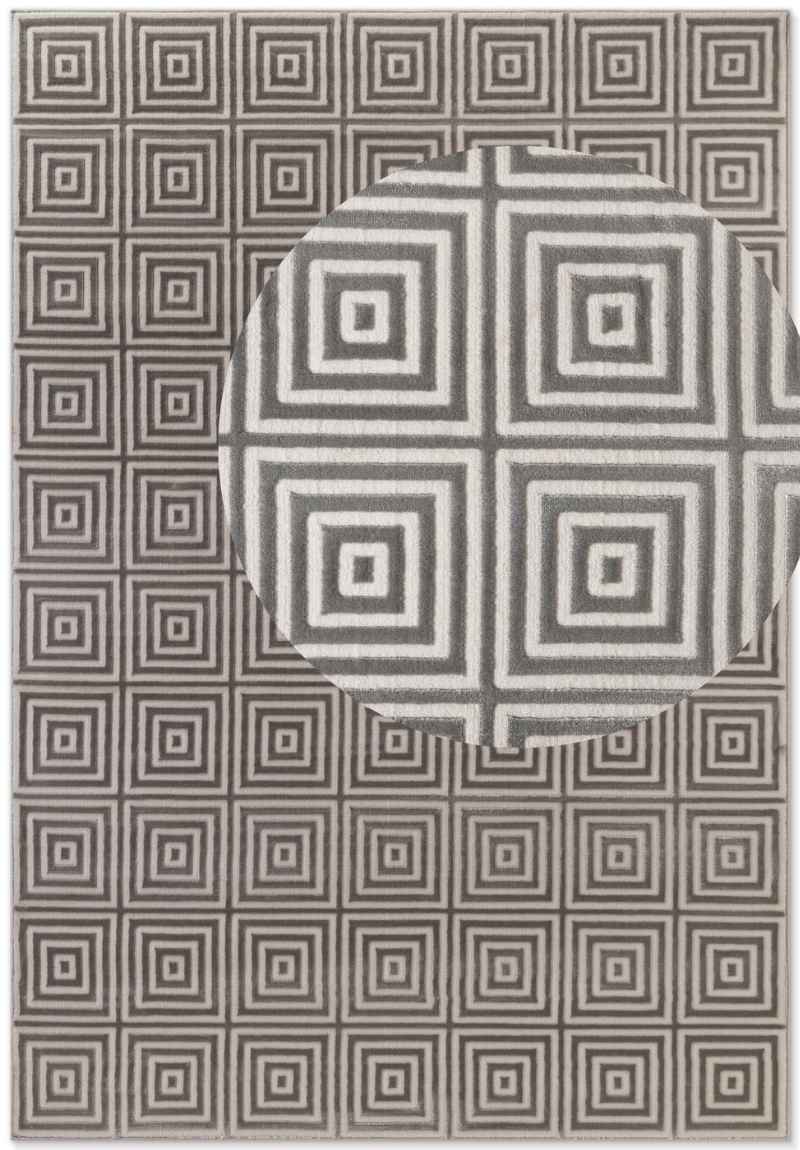 Perles Shortpile Tourmaline Grey Rug