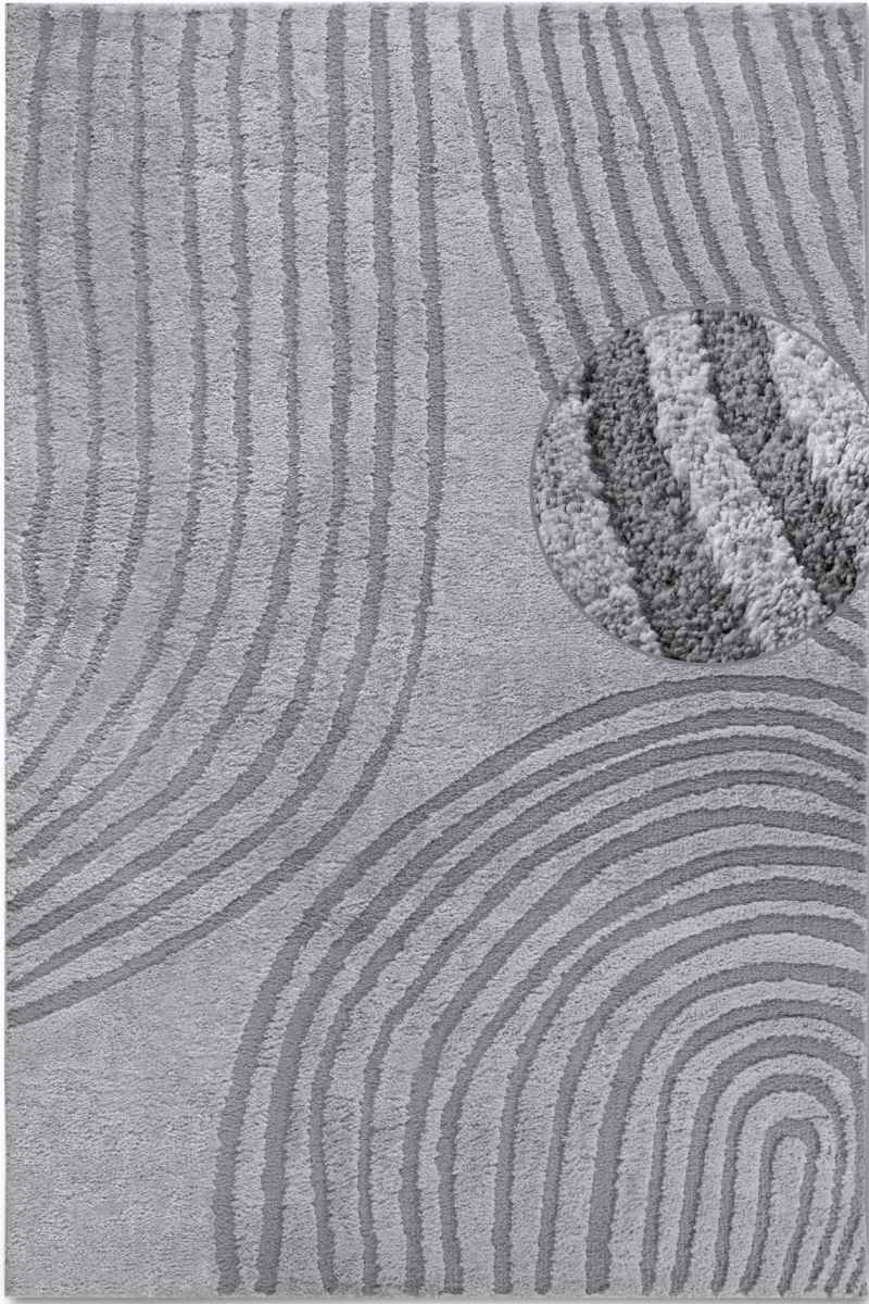 High Pile Rug Pigment – Soft Geometric Design