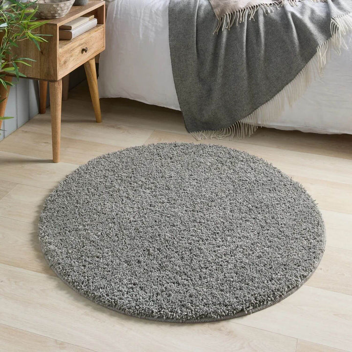 Washable Ghost Grey Shaggy Rug | Luxury Comfort | The Rugs