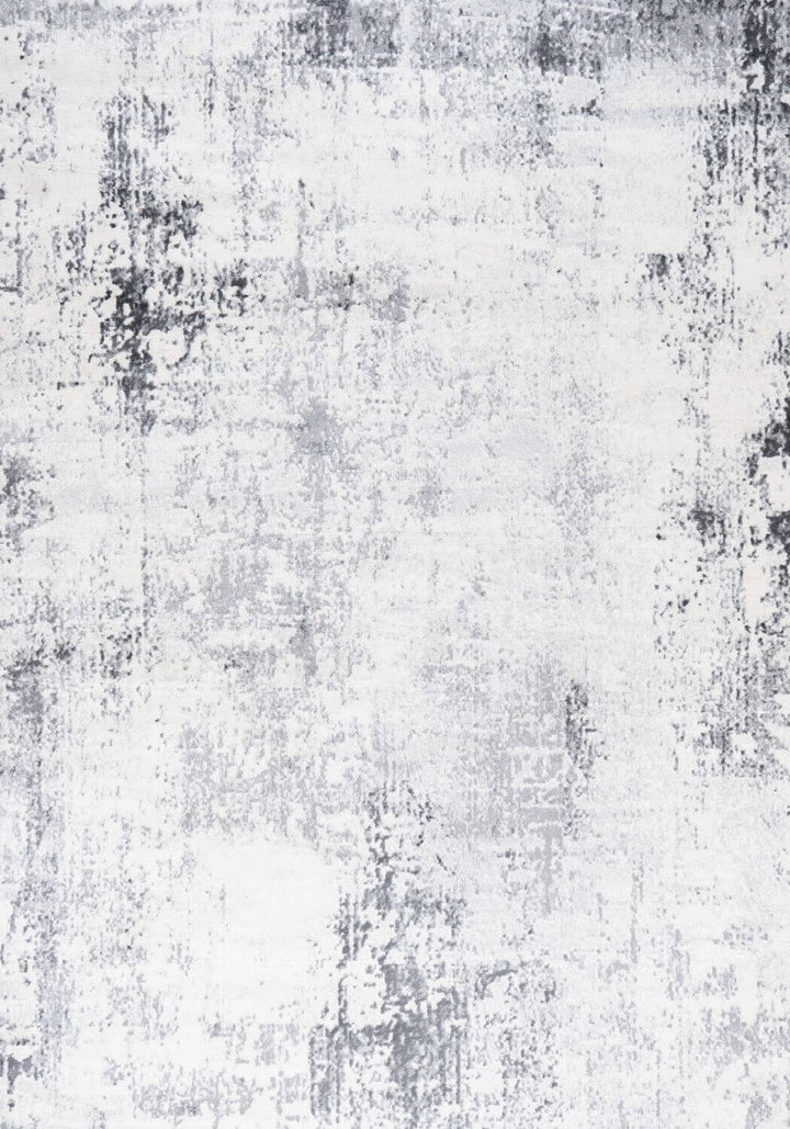 Elaris Grey abstract rug, jute backing, hardwearing, polypropylene material | The Rugs