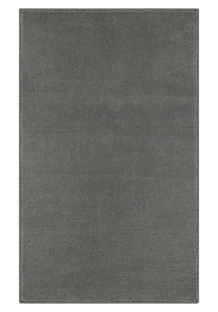 Washmellow grey washable rug, top view of the full rectangle rug | The Rugs