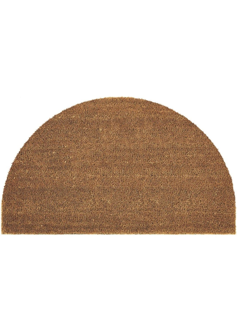 Durable Coir Scraper Half Moon Doormat