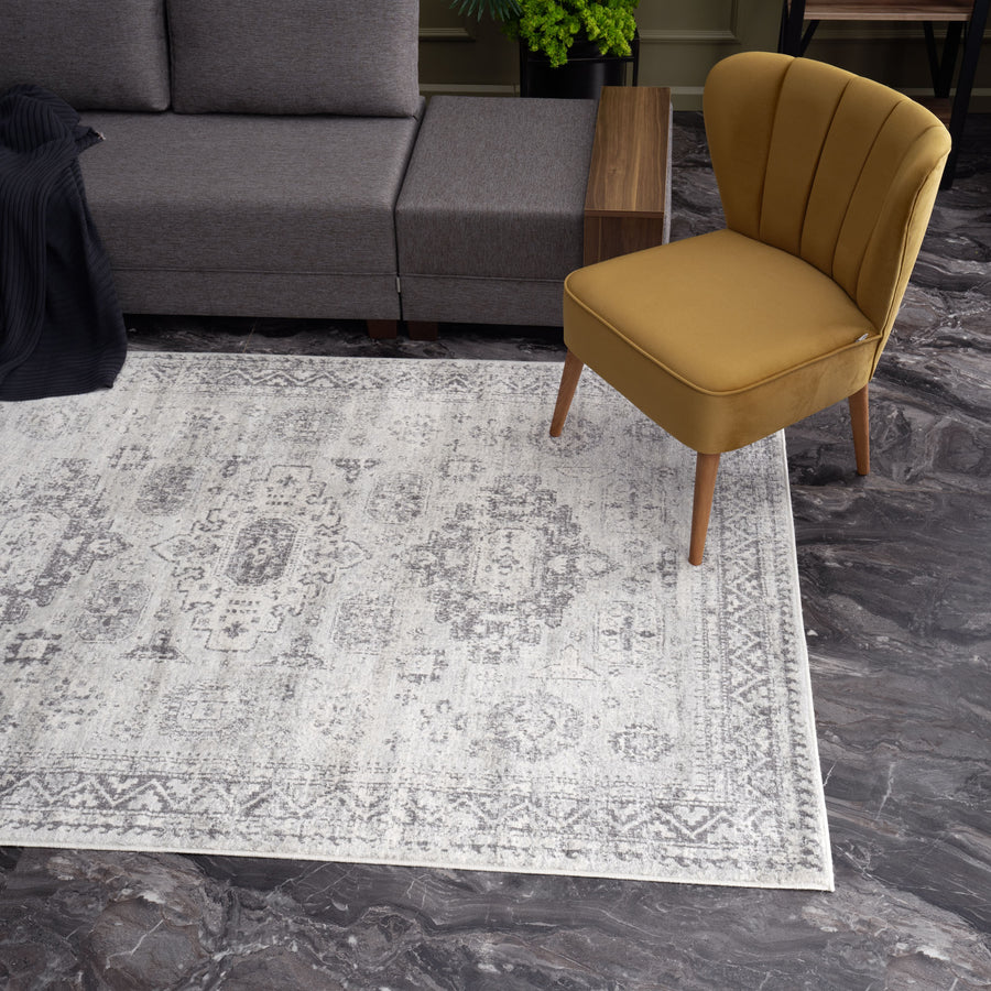 Montana Collection Vintage Rugs in Grey | 4050 - The Rugs