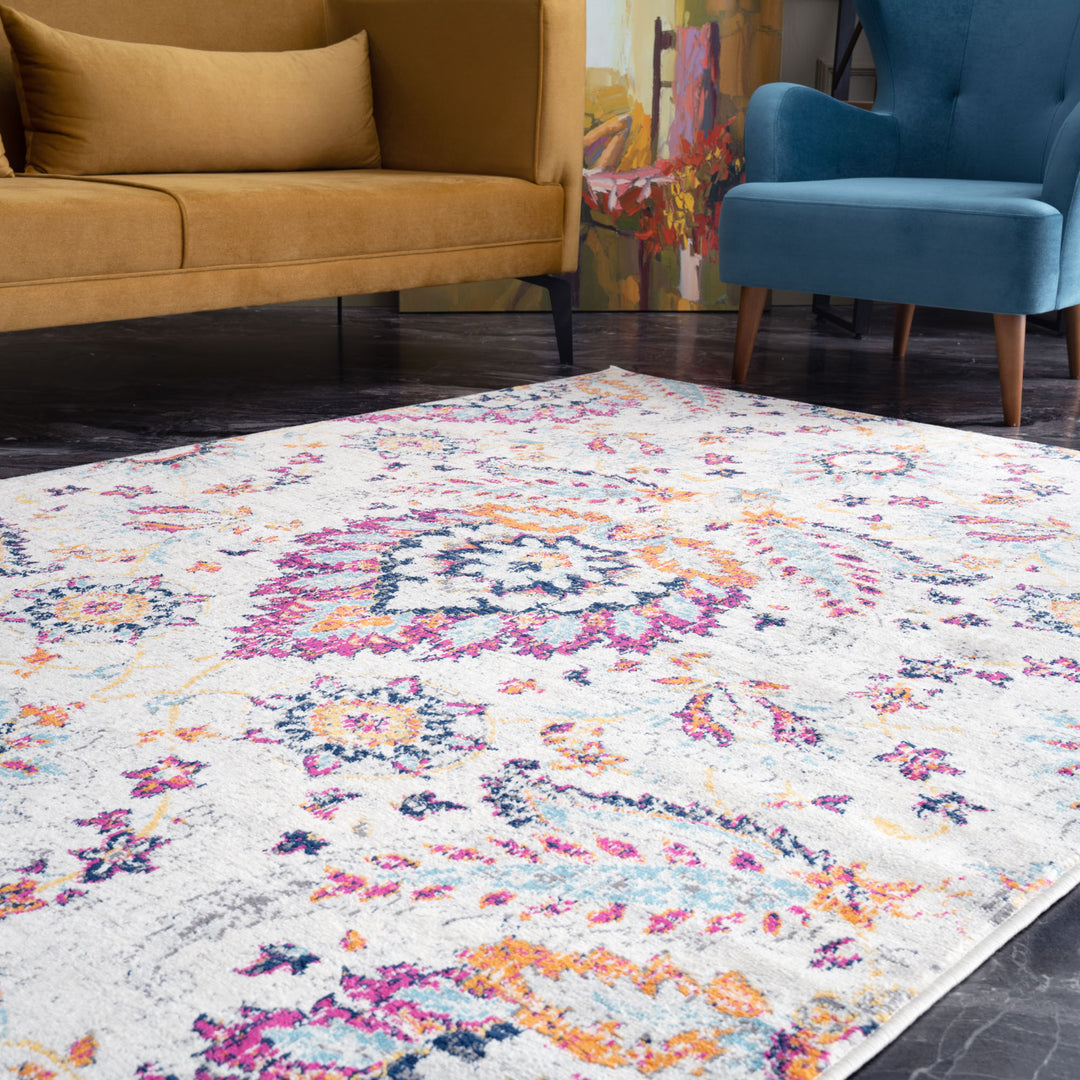 Marrakech Collection Vintage Rugs in Multicolour | 460 - The Rugs