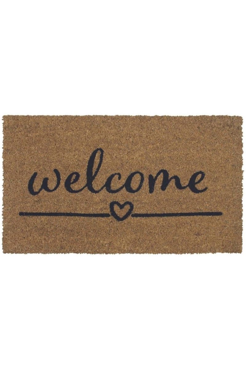 Welcome Heart Coir Doormat Gainsborough 40x70 cm