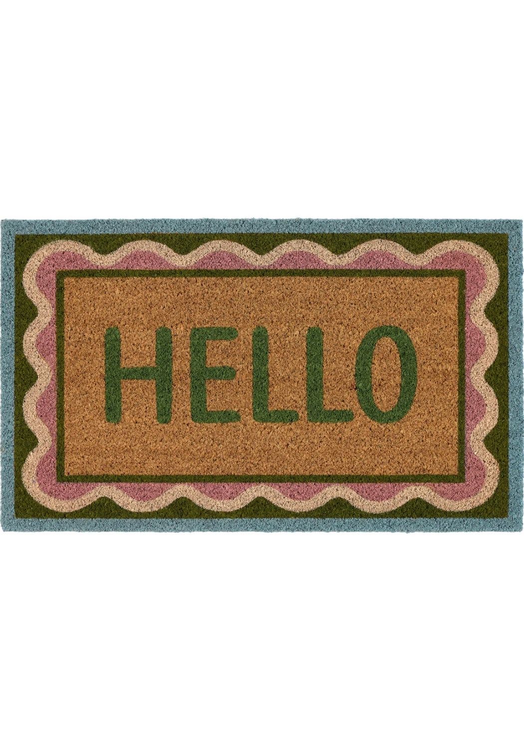 The Rugs Quality Eco-Friendly Coir Doormat 45x75cm Stylish