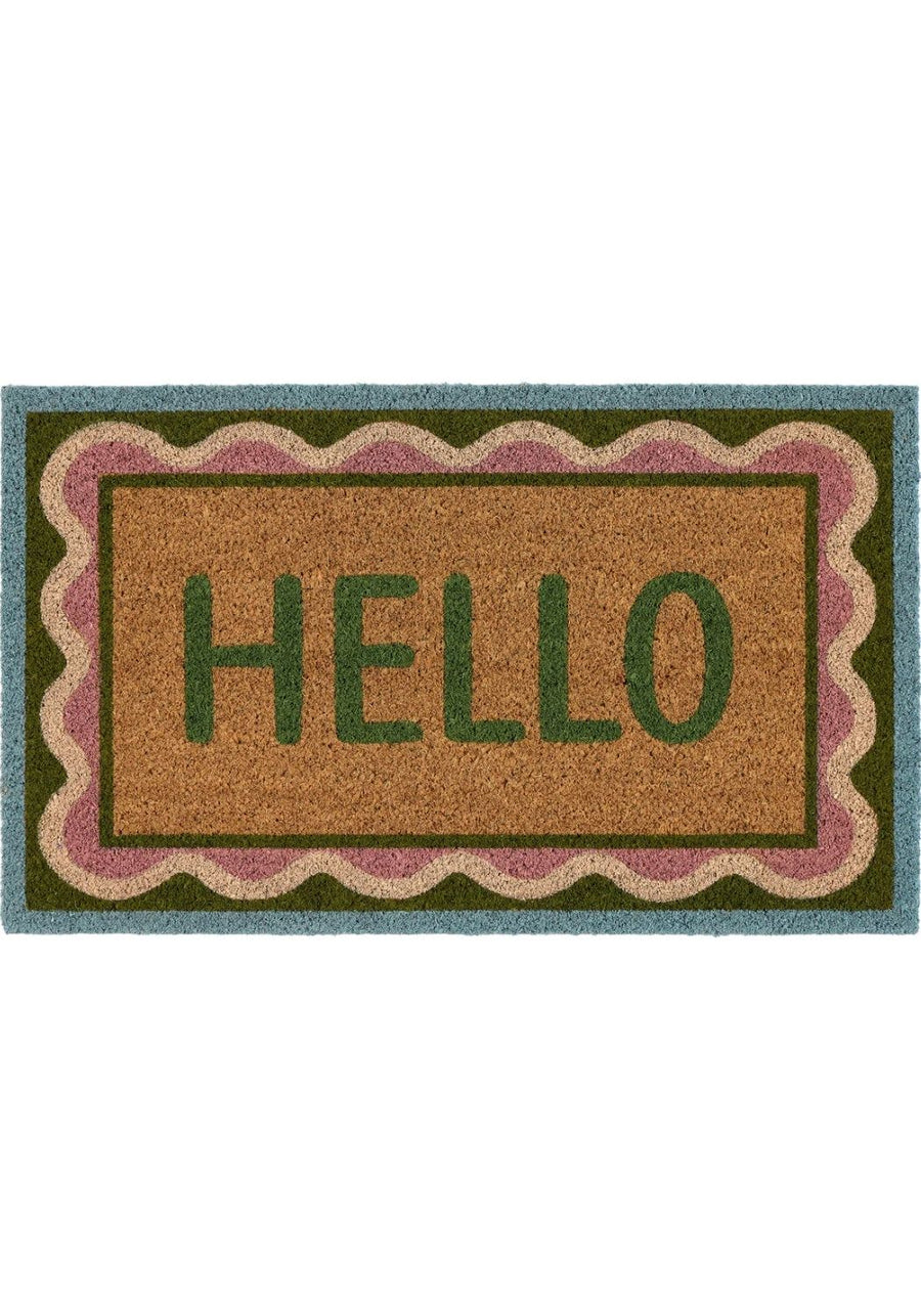 The Rugs Quality Eco-Friendly Coir Doormat 45x75cm Stylish
