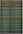 Eco-Washable Green Plaid Rug