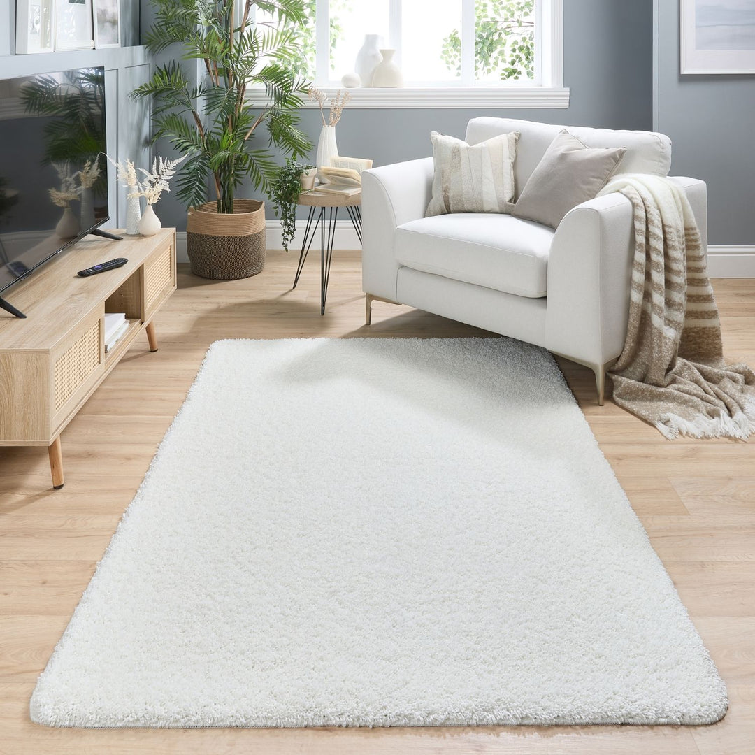 Tufted Washable Rug – Plain Design