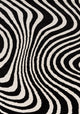 Joli Striped Black & White Rug