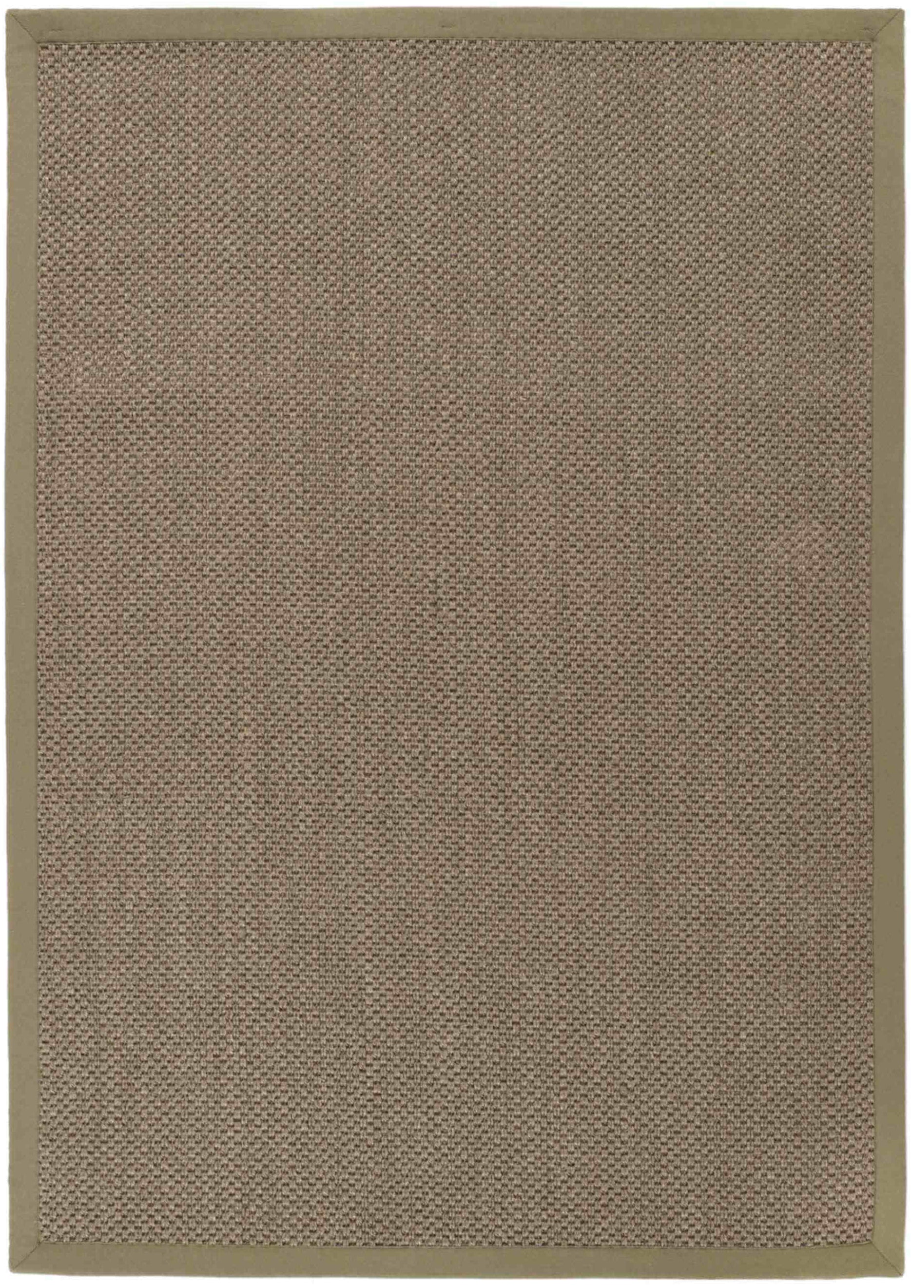 Bordered Sage Green Non-Slip Sisal Rug | Natural Home Decor