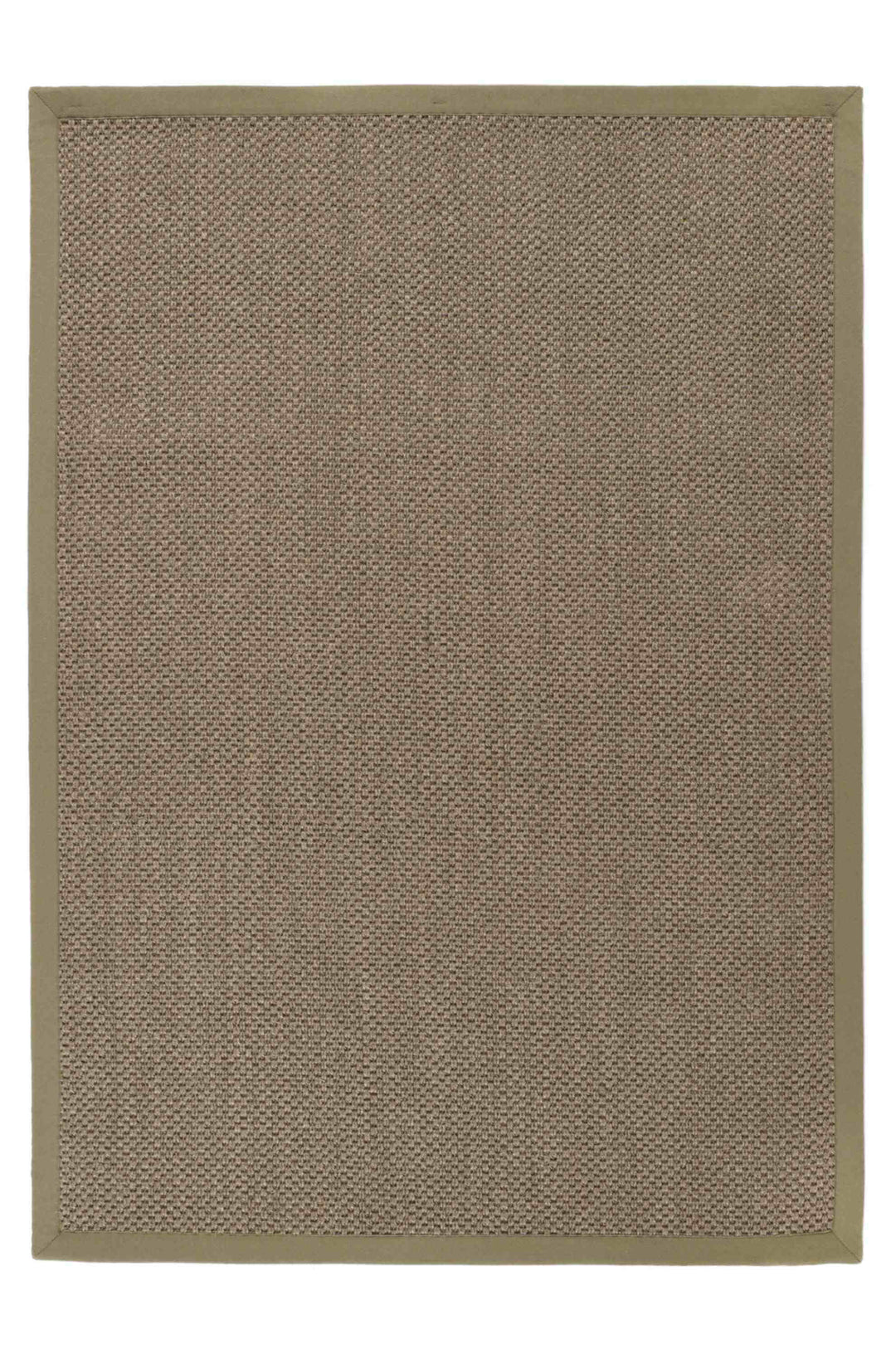 Bordered Sage Green Non-Slip Sisal Rug