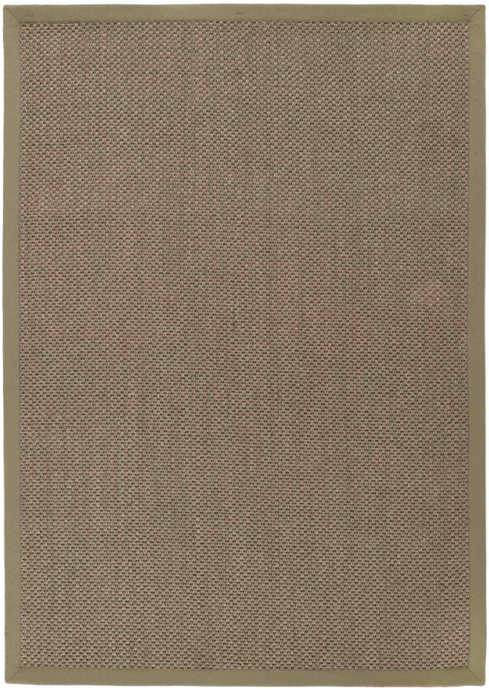 Bordered Sage Green Non-Slip Sisal Rug | Natural Home Decor