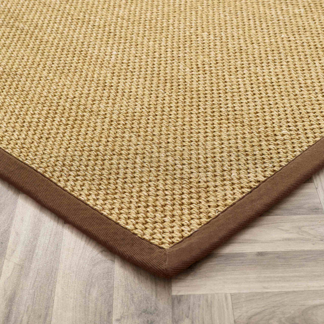 Bordered Natural Non-Slip Sisal Rug