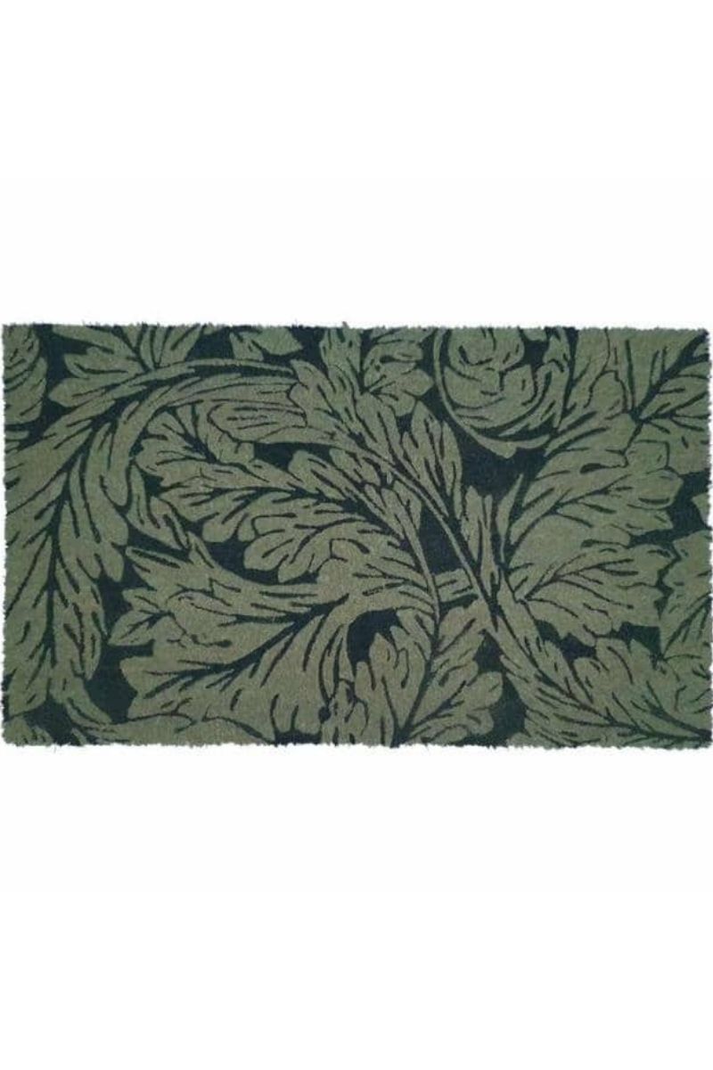 Printed Leaves Coir Doormat 45X75 cm