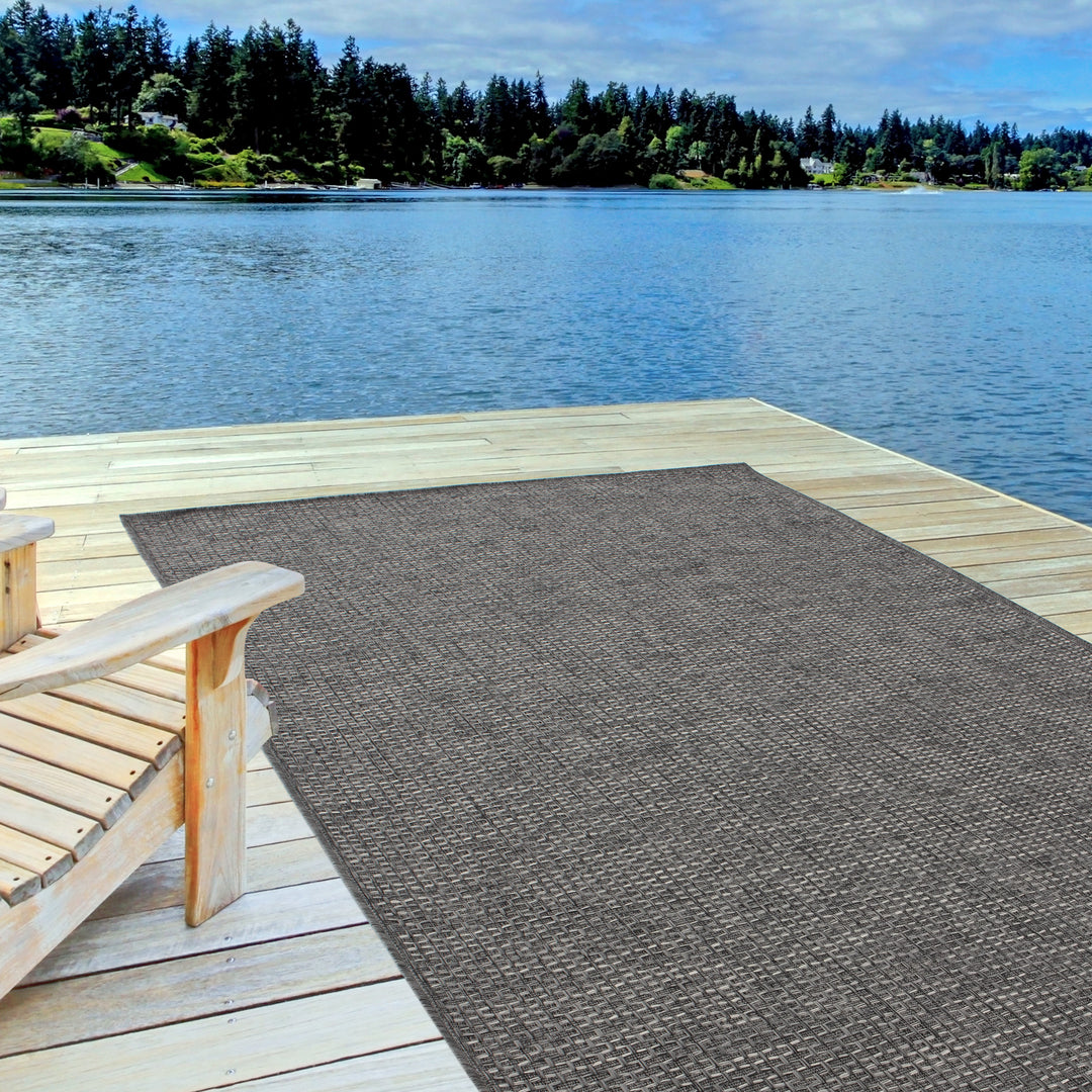 Magic Collection Outdoor Rugs in Dark Grey | 3610dg - The Rugs