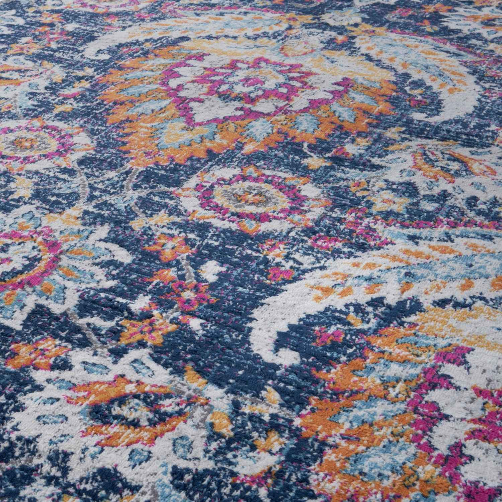 Vintage Design Purple Living Room Rug
