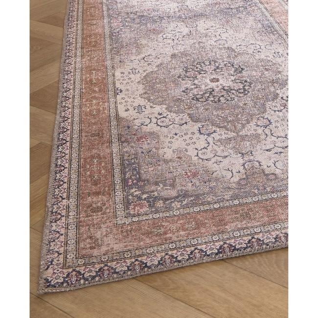 Washable Medallion Rug