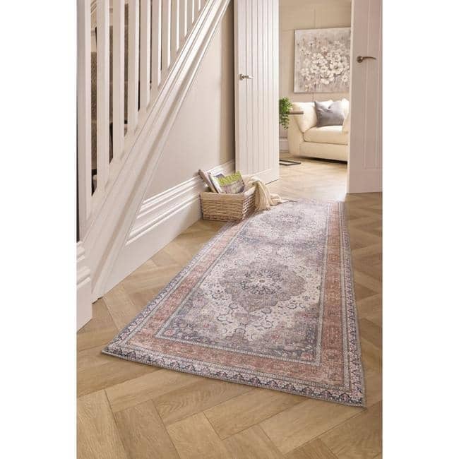 Washable Medallion Rug