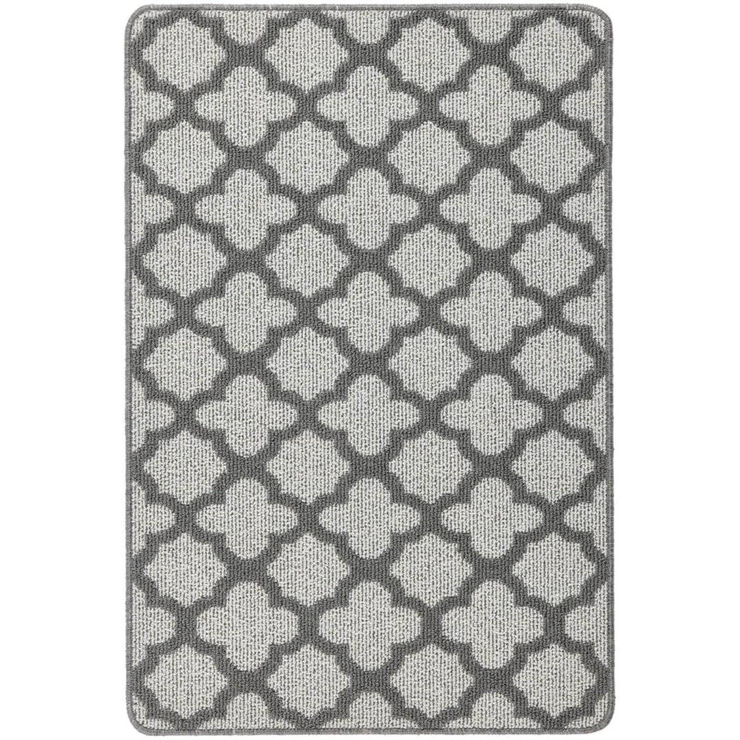 Moroccan Grey Washable Mat and Runner Eco-Friendly | THE RUGS
