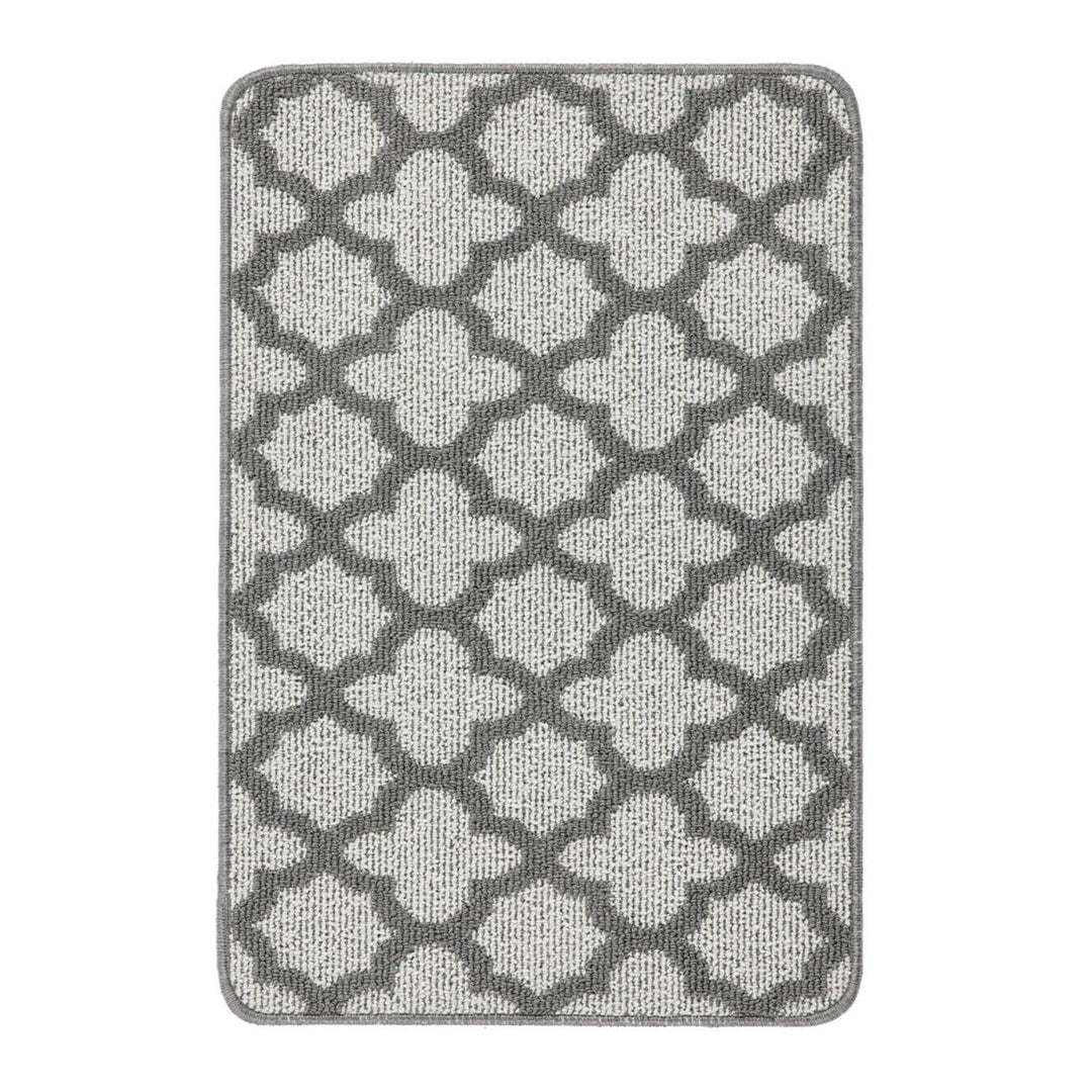 Moroccan Grey Washable Mat and Runner Eco-Friendly | THE RUGS