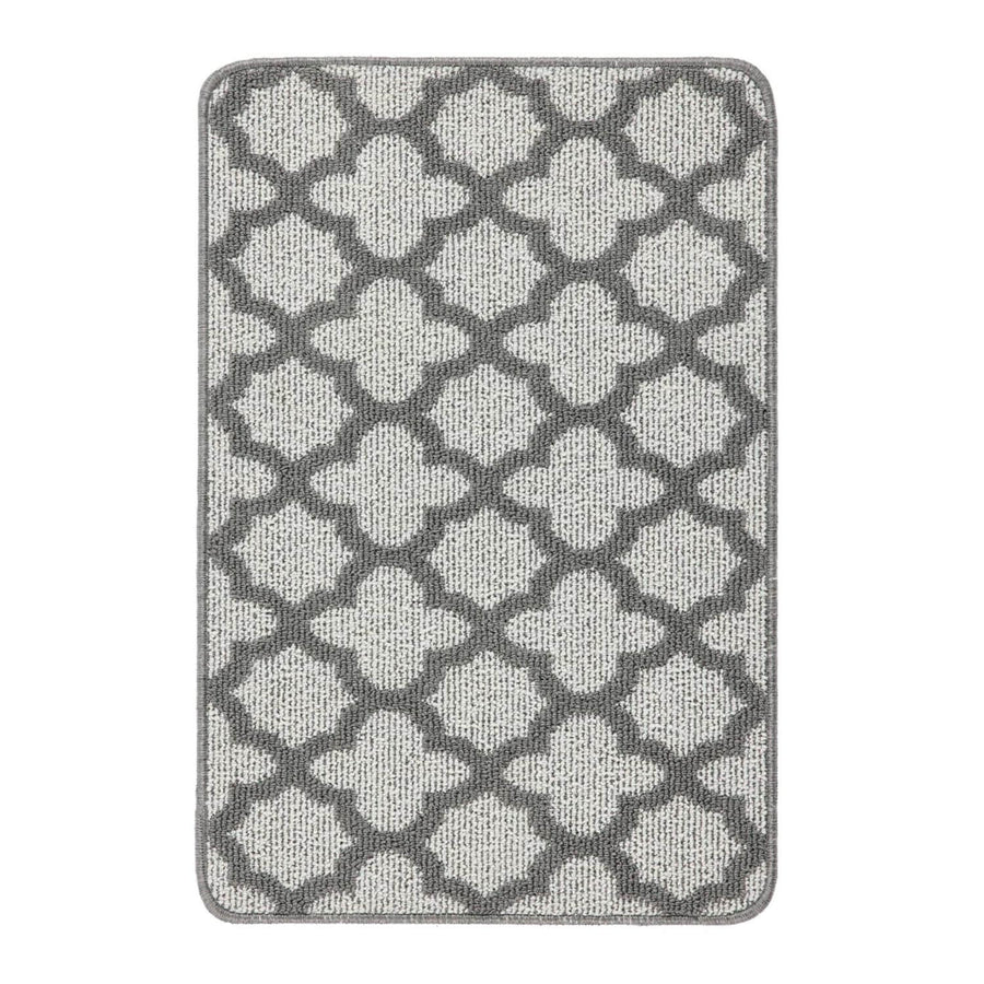 Moroccan Grey Washable Mat and Runner Eco-Friendly | THE RUGS