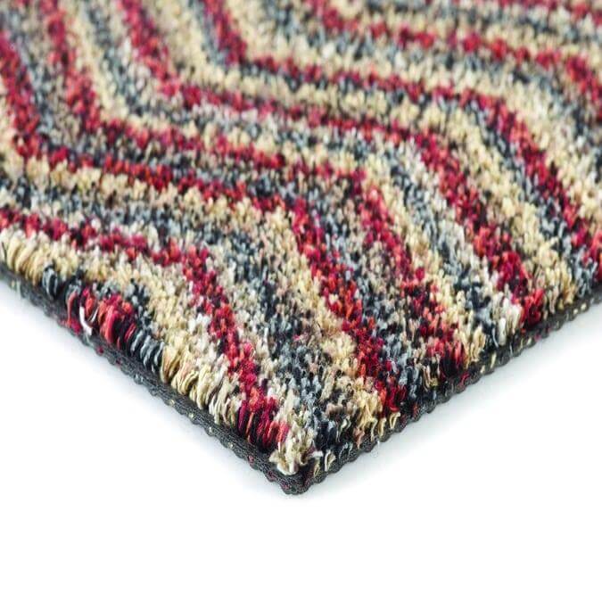 multicolour scpice zigzag mat zoom