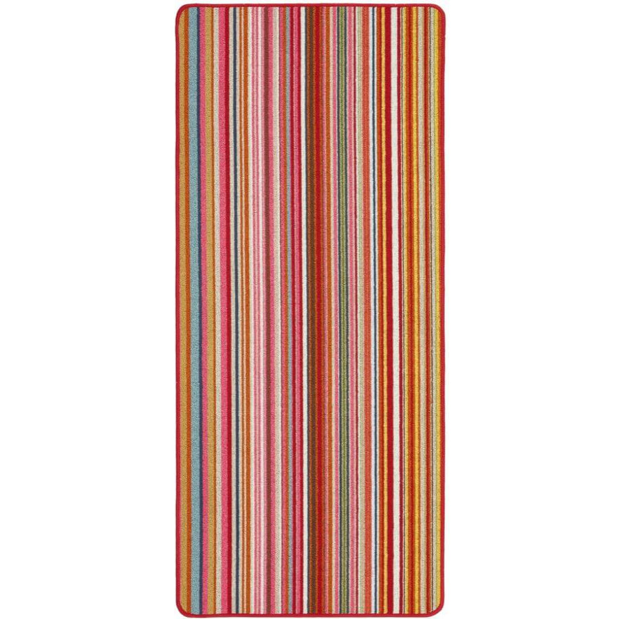 The Rugs Candy Washable Runner Rug: Stylish Stripe Design