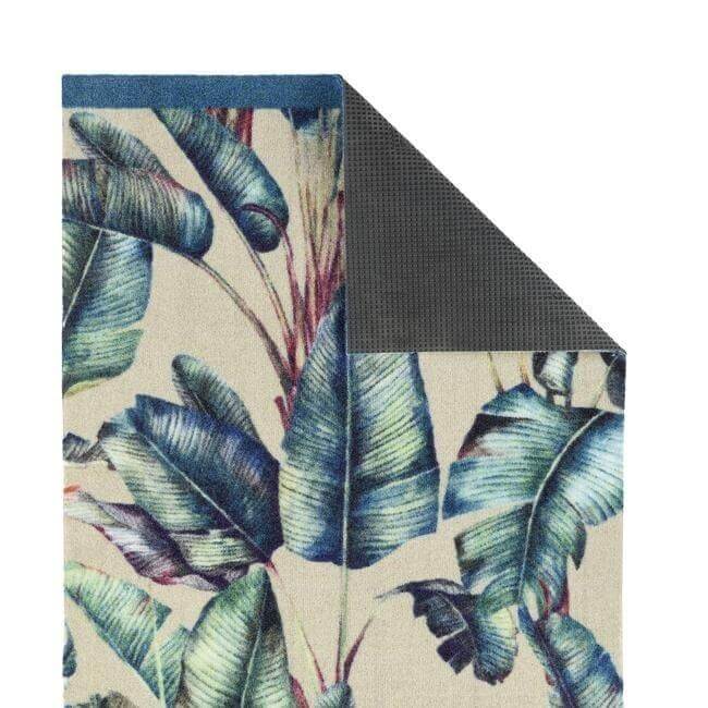 multicolour tropical washable mat