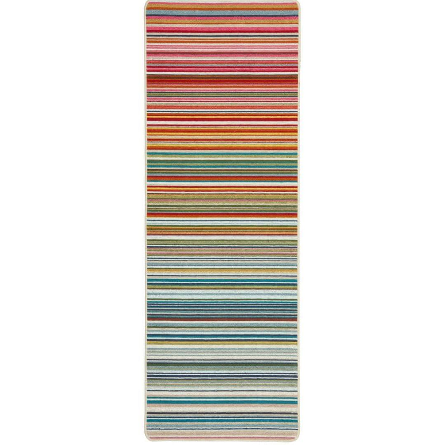 The Rugs Washable Indoor Mat Stripe Design | Durable Runner