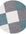 Geometric Design Thick Shaggy Area Rugs Duck Egg Blue