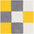 Premium Shaggy Rug Geometric Design Yellow | The Rugs